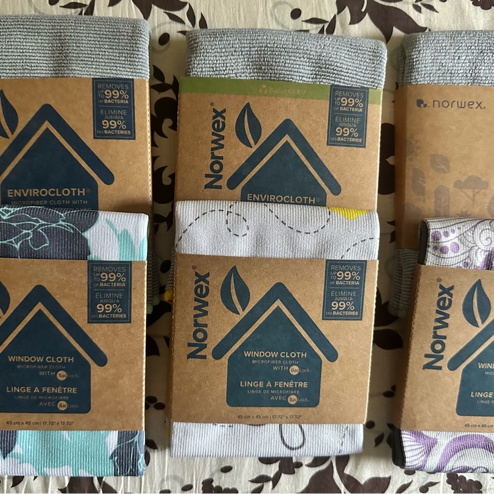 Set of 3 Norwex Enviro & Window Cloths